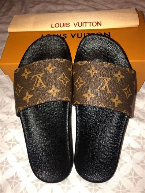 louis vuitton fake slides|louis vuitton slides price.